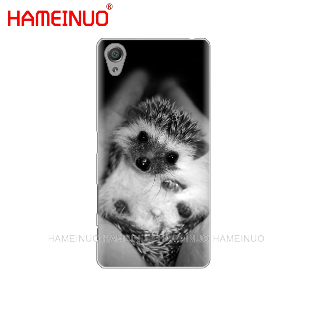 HAMEINUO Ежик милые животные мультфильм чехол для телефона sony xperia C6 XA1 XA2 XA ULTRA X XP L1 L2 X XZ1 compact XR/XZ PREMIUM - Цвет: 43313