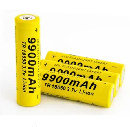 4 шт. Фирменная Новинка 18650 Батарея 3 7 V 9900mAh литий ионная аккумуляторная батарея