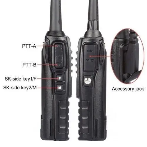 BaoFeng UV-82 136-174/400-520 MHz FM Ham двухсторонний радиоприемопередатчик UV82 Walkie
