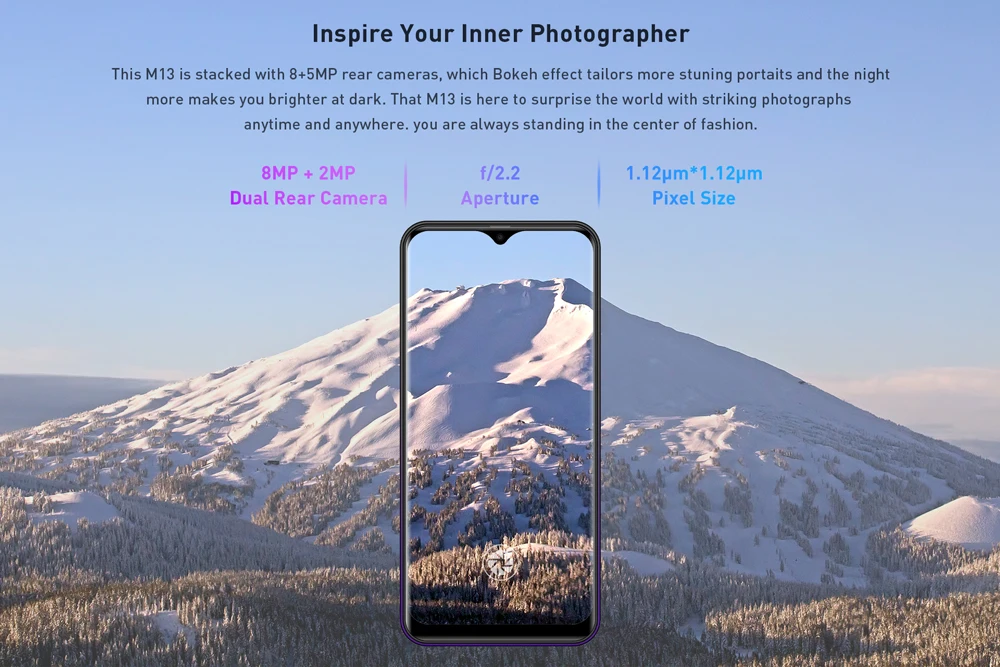 Смартфон LEAGOO M13 Android 9,0 19:9 6," с каплями воды, 4 Гб ОЗУ, 32 Гб ПЗУ, четырехъядерный процессор MT6761, отпечаток пальца, распознавание лица, 4G, мобильный телефон