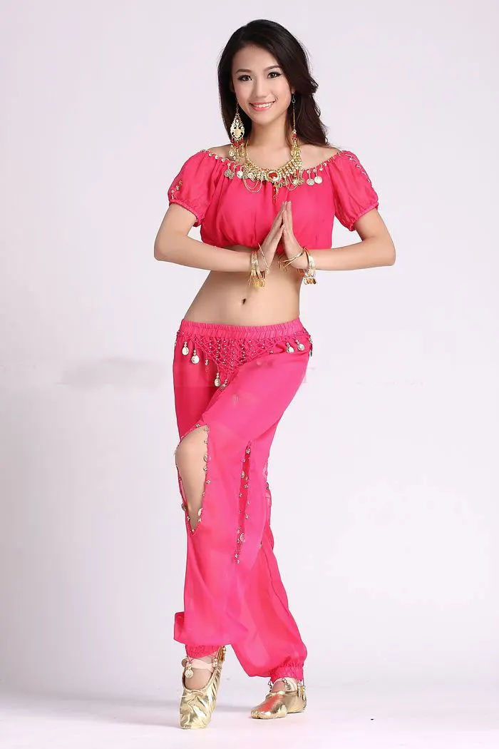 Женский костюм для танца живота комплект из 2 предметов Египетский танцевальный