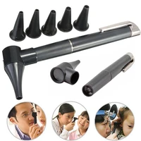 diagnositc otoscope set penlight ear health care medical equipments flashlight magnifying len promotion price
