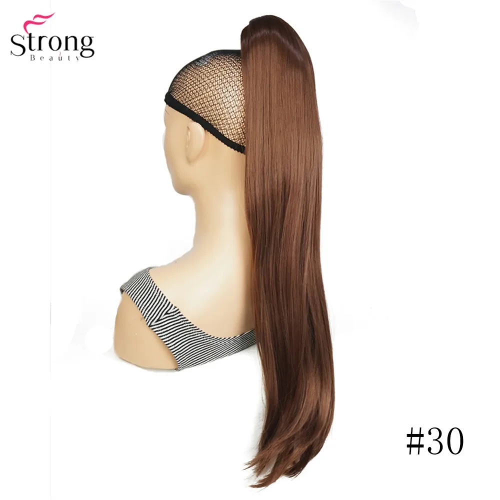 StrongBeauty коготь клип конский хвост длинные прямые шиньоны синтетические волосы для наращивания
