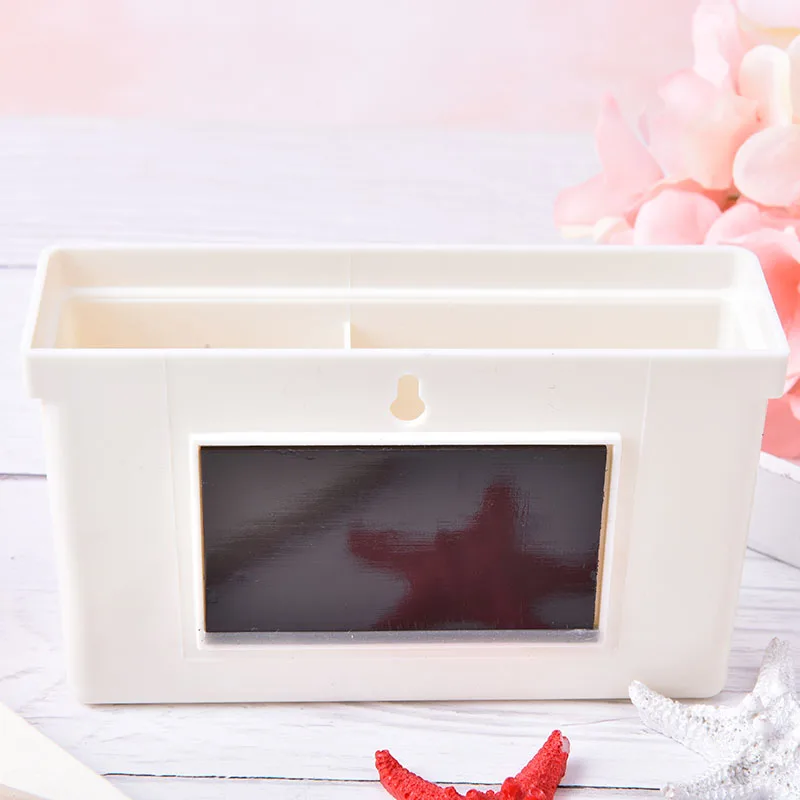 Magnetic Plastic Storage Box Drawer Blackboard Chalk Pens Desk Organiser Home Boxes |