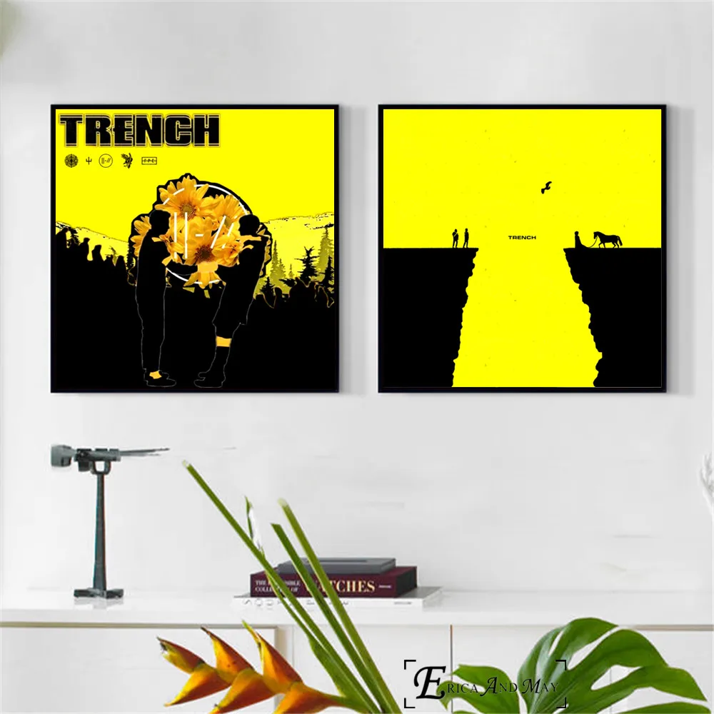 Художественный постер Twenty One Pilots Trench Singer на холсте с художественным принтом