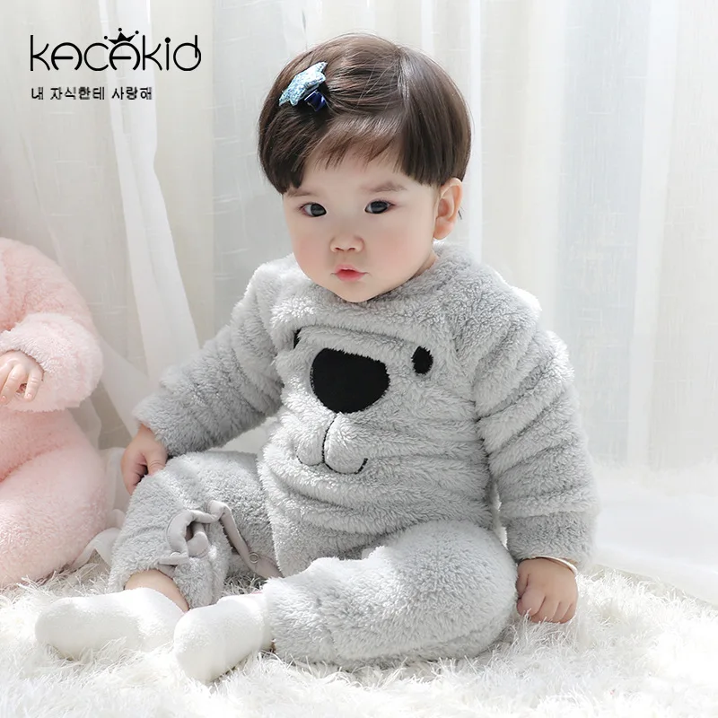 Детский зимний комбинезон унисекс с принтом медведя 3307|girl baby romper|baby rompersbaby romper
