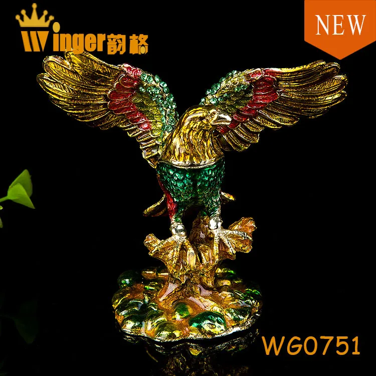 Акция Fengshui Орел шкатулка для дома украшение Коллекционная винтажная антикварная