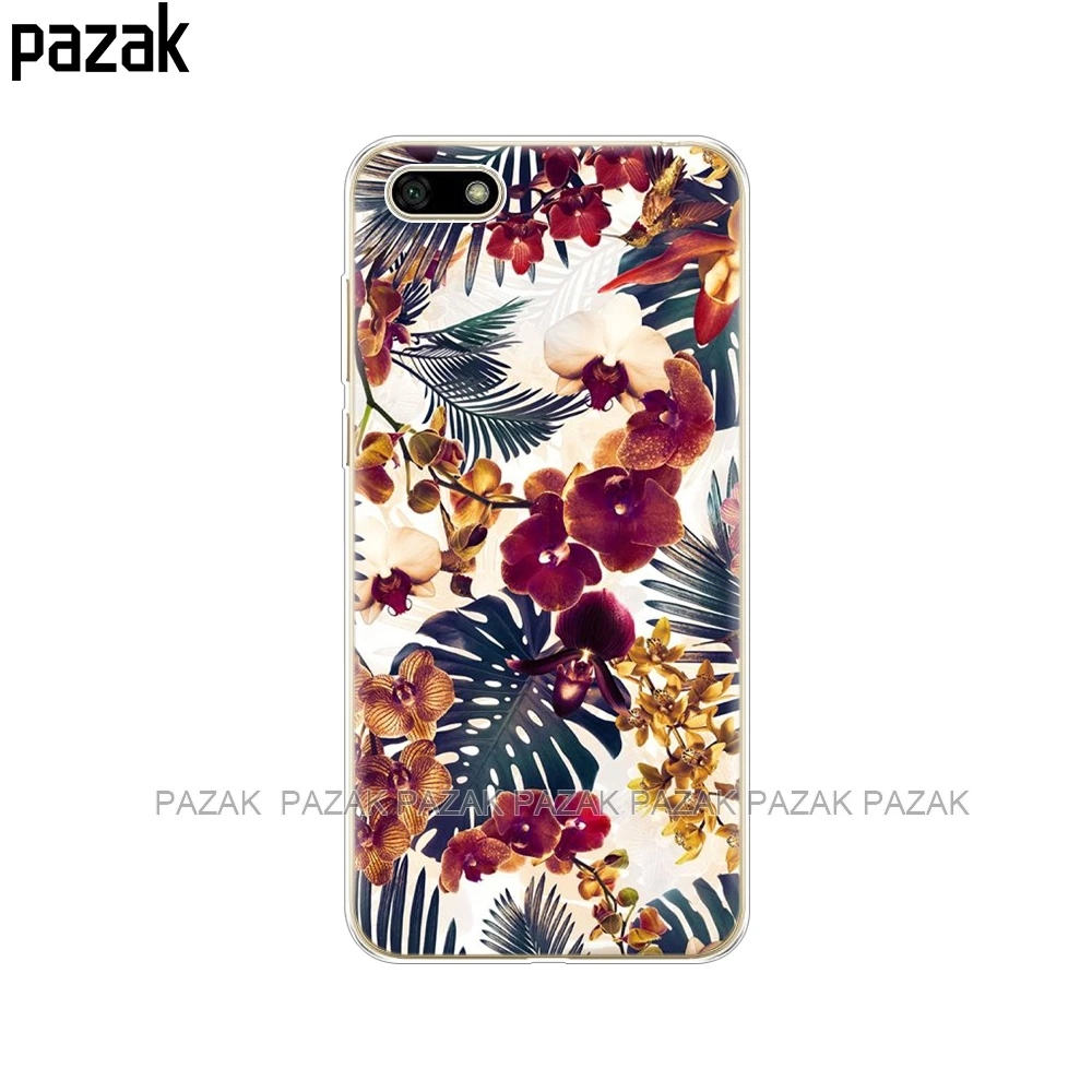 34373 Силиконовый чехол для телефона Huawei Honor 7A, чехол 5,45 дюйма, мягкий ТПУ чехол для телефона Huawei Honor 7A 7 A DUA L22, русская версия - Цвет: 34373