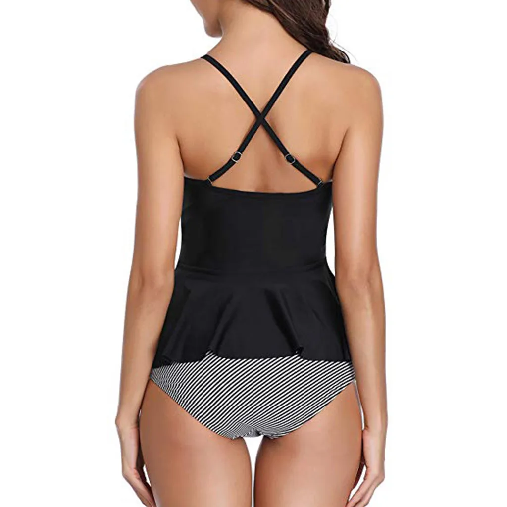 Юбка SAGACE из двух предметов бикини с подкладкой однотонное перекрестными лямками