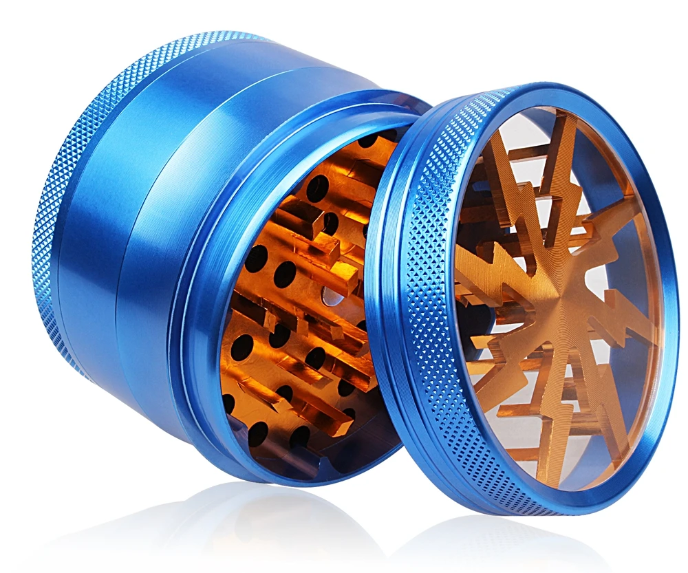 Молниевая мельница для табака сигареты 63 мм 4 части|herb grinder|weed herbtobacco crusher |