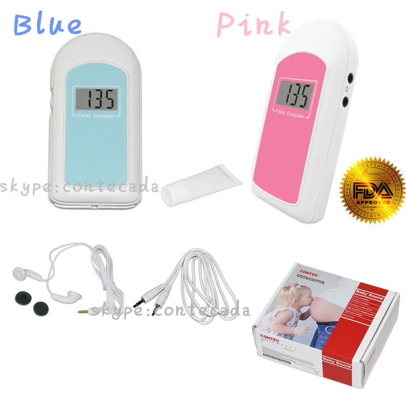 CONTEC BABYSOUNDA/ B/C Детские Heart Beat фетальный допплер пренатальный датчик для