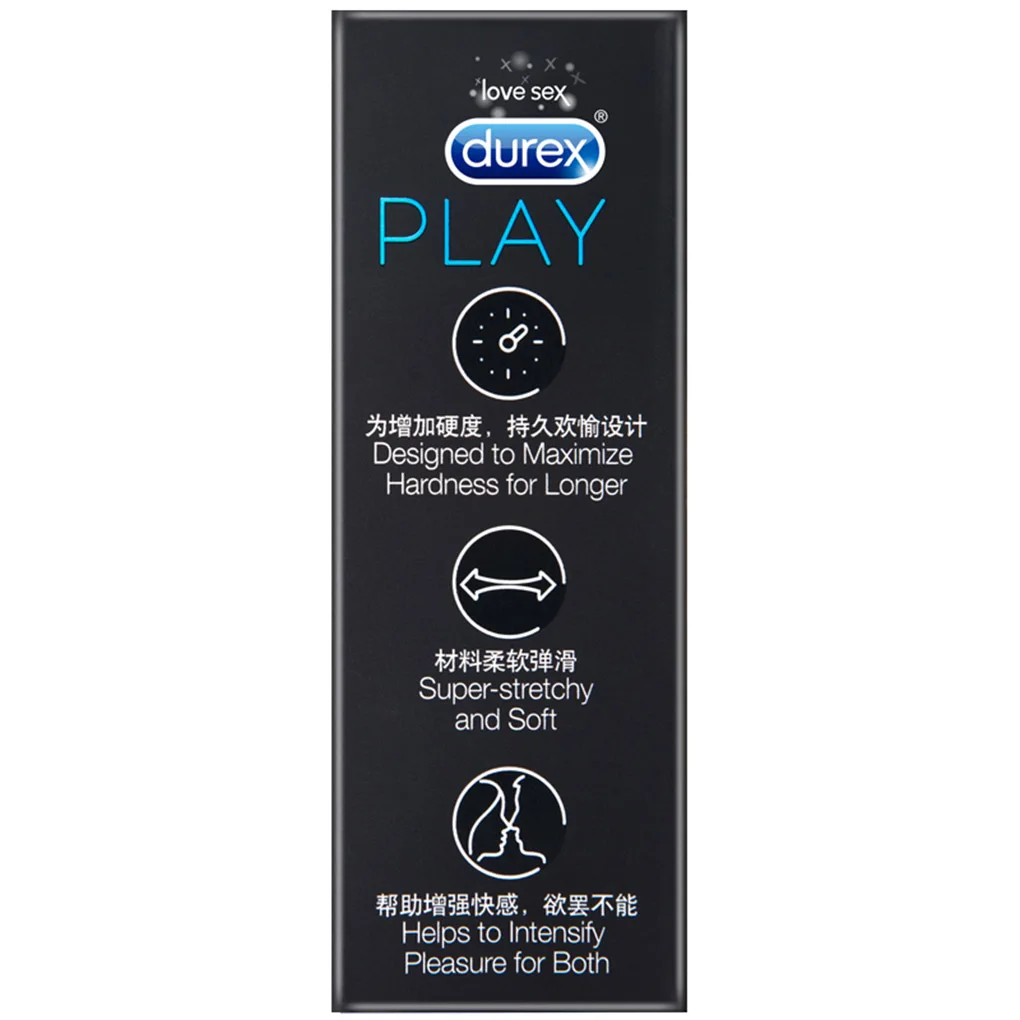 Durex Мужской силиконовый задерживающее устройство для пениса кольцо рукав из