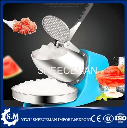 Высокоэффективная Коммерческая электрическая дробилка для льда из нержавеющей