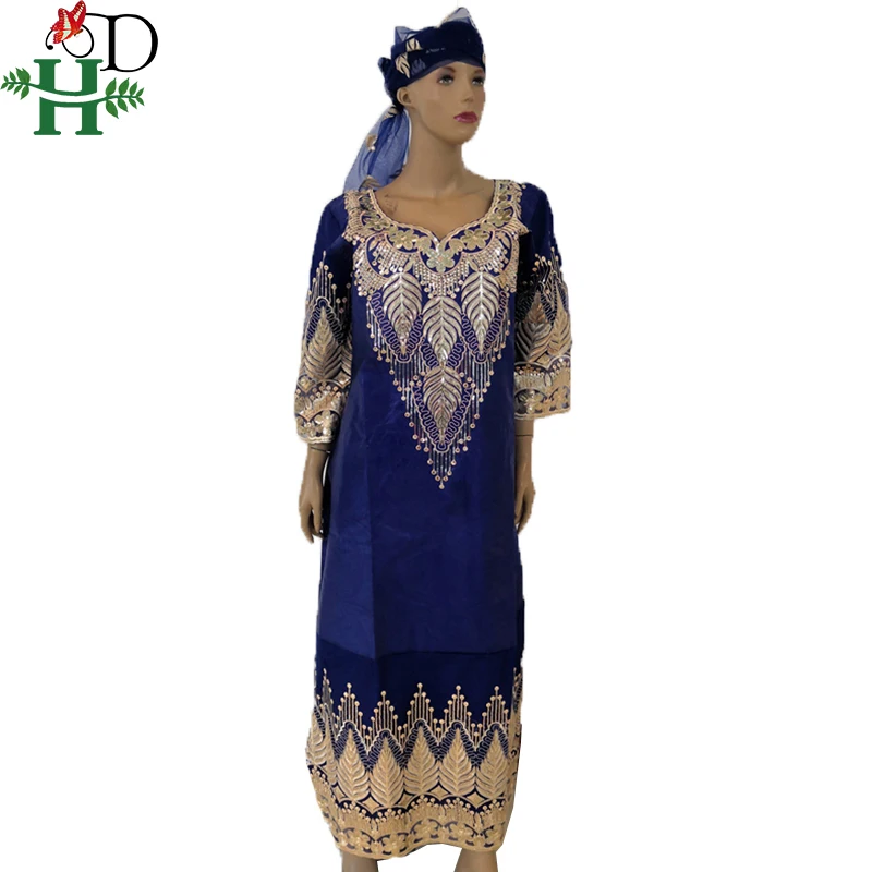 Женское платье в африканском стиле H & D кружевное с отделкой бисером одежда sp