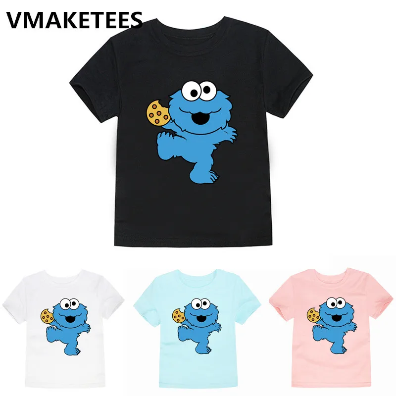 Футболка с коротким рукавом Детская футболка принтом в виде героев мультфильмов