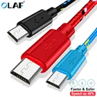 Кабель Micro USB, 1 м, 2 м, 3 м, для синхронизации данных, для телефонов Samsung, Xiaomi, Redmi, LG, Android, кабель для быстрой зарядки