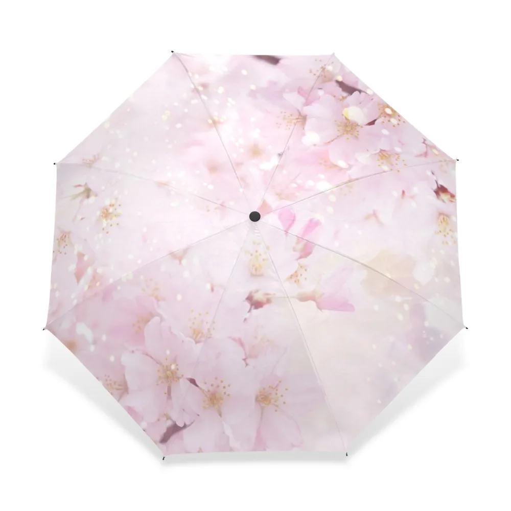 Полностью автоматический зонтик от дождя женский Фантастический цветок защита