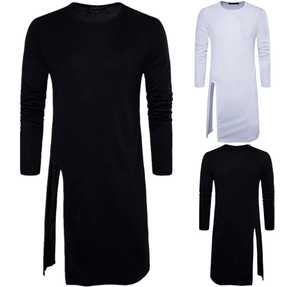 Мужская футболка с длинным рукавом для ночного клуба хип-хоп | одежда