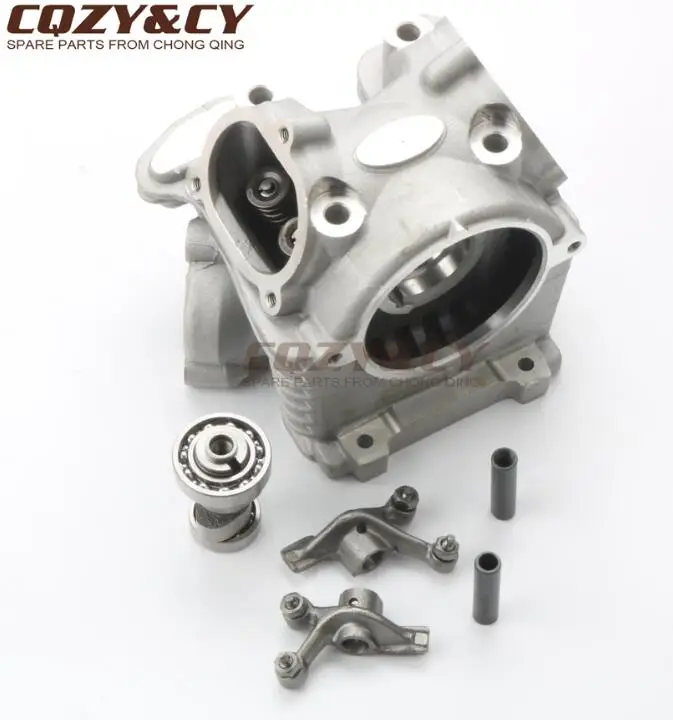 Cylinder head kit 170cc гоночный Большой Диаметр цилиндра и головки комплект и Cam для YAMAHA bws Zuma 125 YW125 CYGNUS-X/-SR/-FI 4V 59 мм/15 мм - Цвет: Cylinder head kit