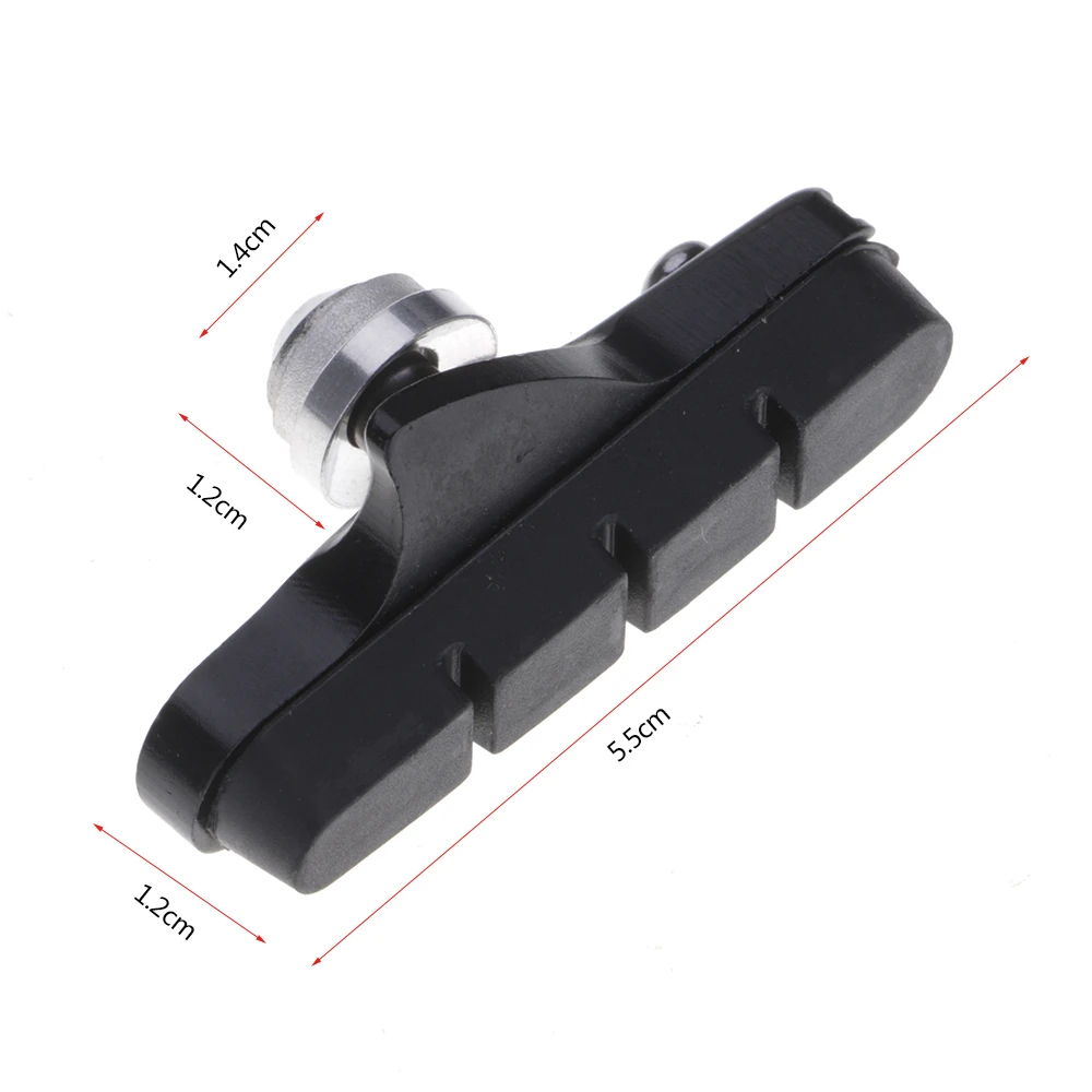 2 предмета ящик-Стиль алюминиевого сплава резиновая велосипед перерыв колодки велосипед V-brake блоки