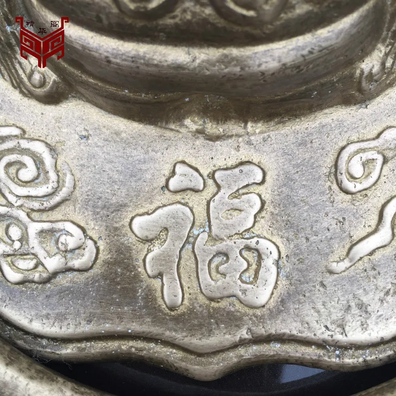 Китайская античная деревянная дверь искусственная голова льва дверная ручка