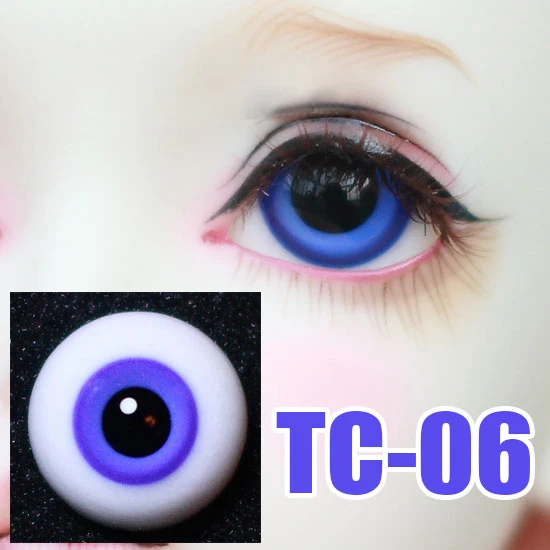 

BJD eyes doll eyeballs blue color 14mm 16mm 18mm eyes TC-06 for 1/6 1/4 1/3 BJD SD Uncle doll accessories doll eyes with eye box