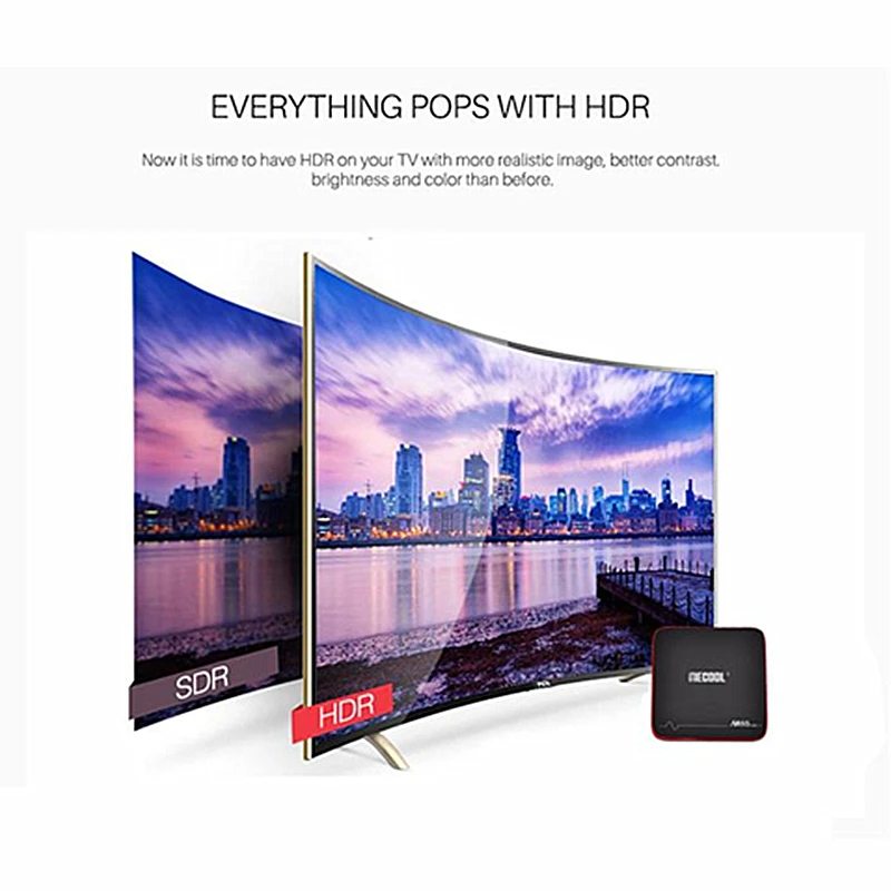 ТВ приставка Mecool M8S Pro W Android 7 1 2 4 ГГц WiFi S905W Гб 16 4K H.265 Smart TV Box Box|ТВ-приставки и