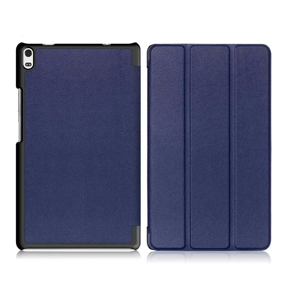 Tab4 8 plus Darkblue Тонкий магнитный складной PU чехол для lenovo Tab4 tab 4 8 plus tb-8704x TB-8704F чехол для планшета Для lenovo Tab 4 8 plus чехол - Цвет: Tab4 8 plus Darkblue