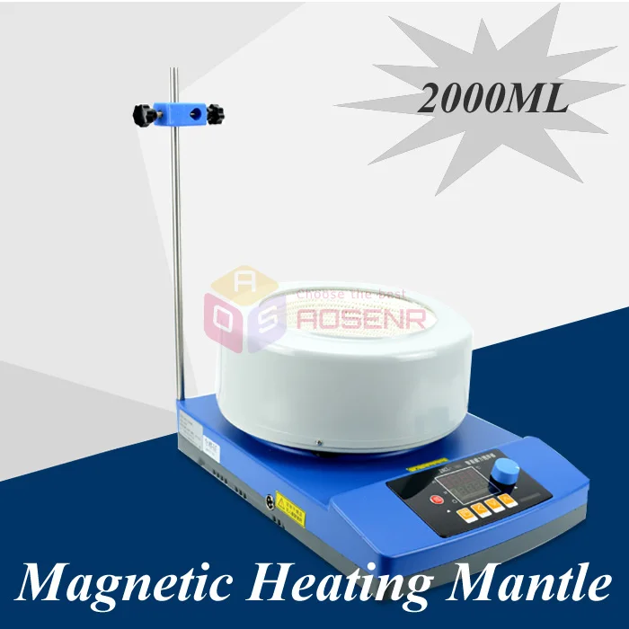 Новинка лабораторное оборудование 220 В 2000 мл цифровая Магнитная Мантия с