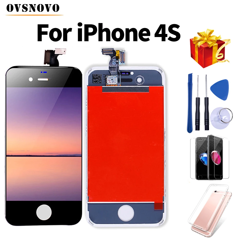 ЖК дисплей качества AAA для iPhone 4 панель 5 сменный сенсорный экран в сборе без битых