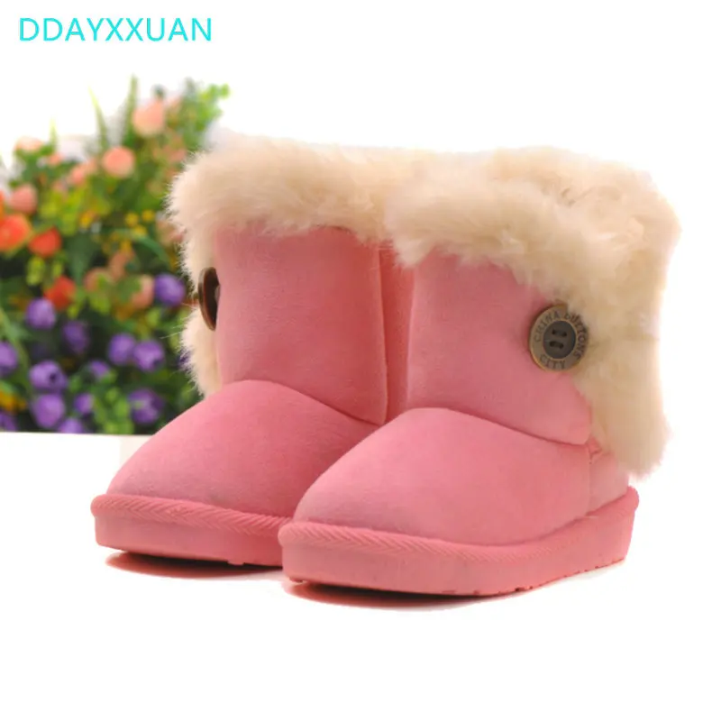 Детские ботинки новинка 2017 брендовые Нескользящие популярные резиновые для