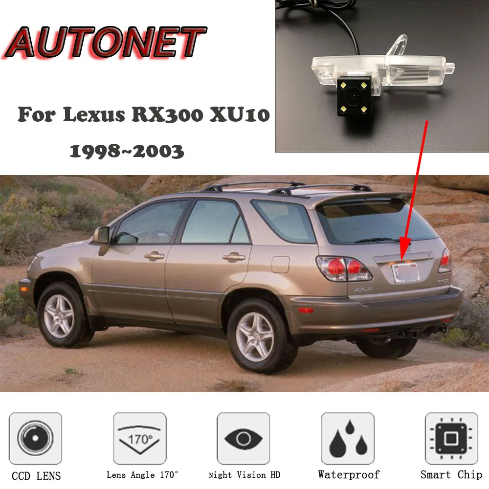 Камера заднего вида для Lexus RX300 XU10 1998 ~ 2003 CCD/HD с ночным видением/камерой номерного