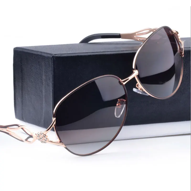 Женские поляризационные солнцезащитные очки брендовые дизайнерские в