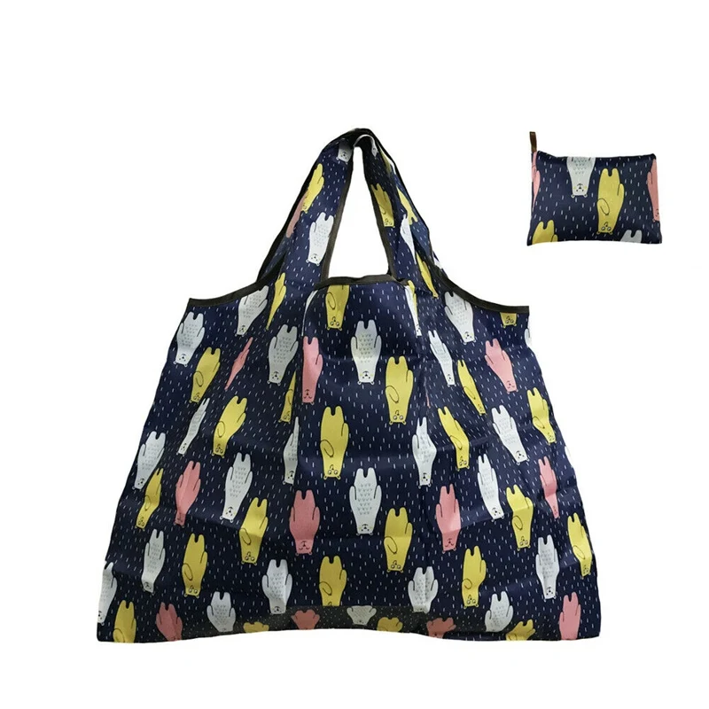 Новая прочная Экологически чистая складная сумка для покупок сумка-тоут