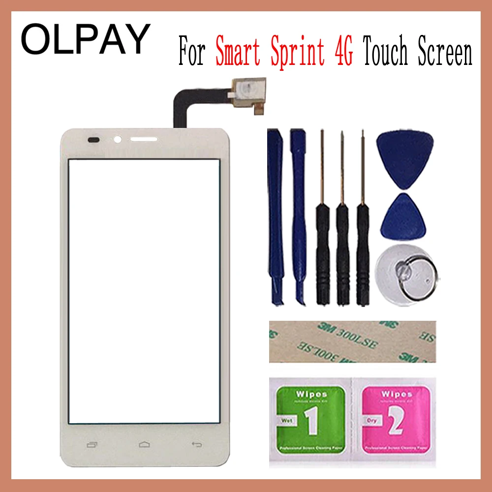 OLPAY 4,5 ''для MTC Smart Sprint 4G сенсорный экран стекло дигитайзер панель объектив сенсор стекло Бесплатный клей и салфетки