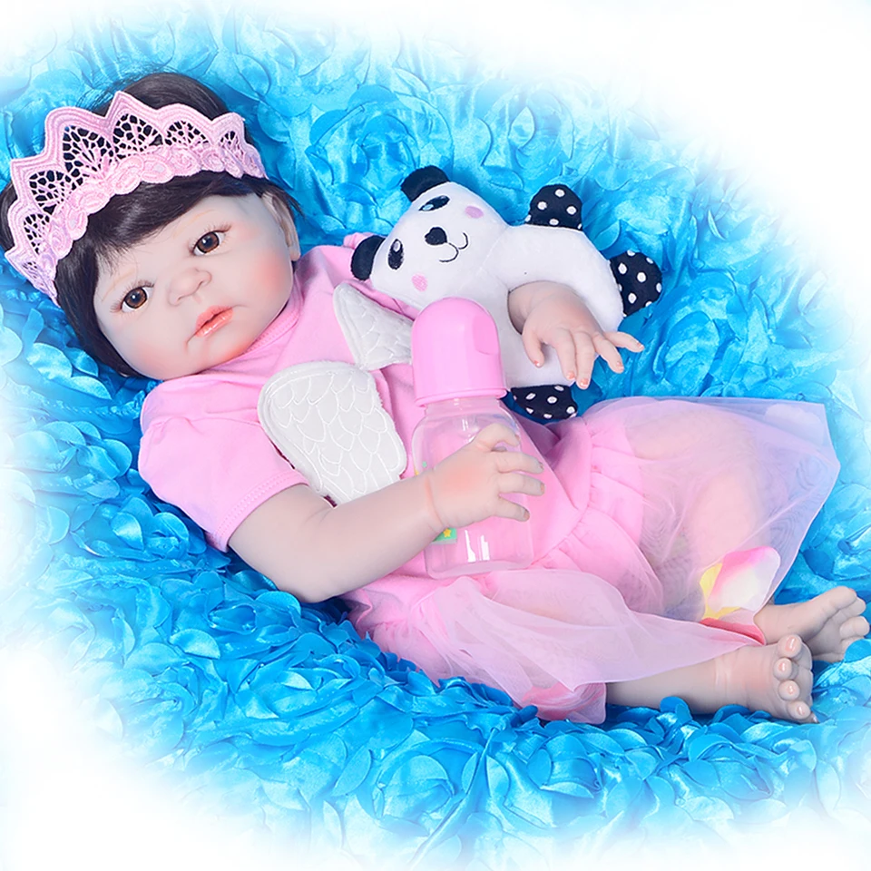Новинка 2017 года коллективные куклы для новорожденных игрушки детей 23 дюйма