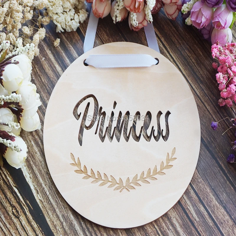 Деревянная детская табличка с именем на заказ Настенный декор для детской