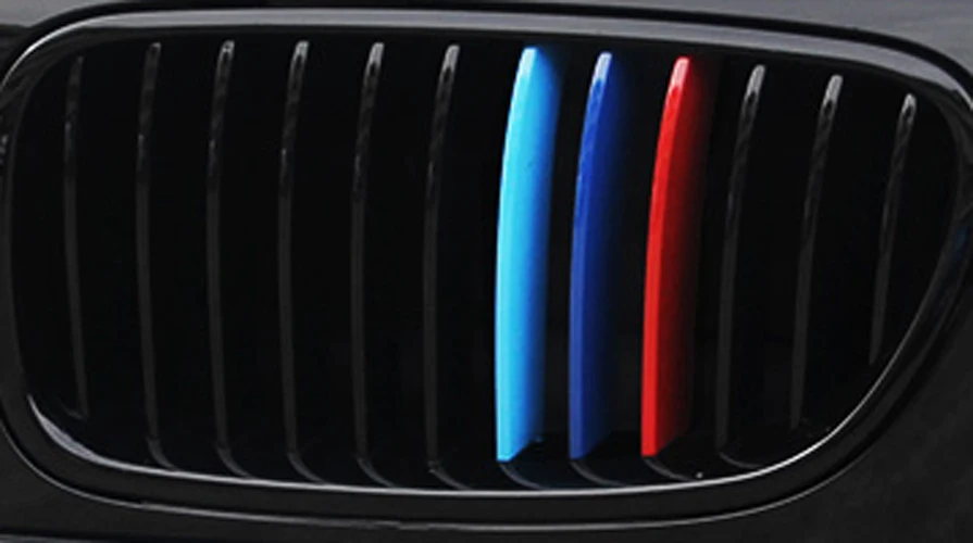 

Areyourshop Car Front Kidney Grill Grill M Style Decal 3 color Buckle Decal For BMW X6 2012-2014 Hot Sale Car-Styling Stickers