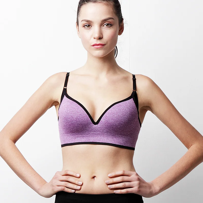 Innersy Sports Bra High Quality Absorb Sweat Bras Professional Gym Fitness Seamless Stretch Brand Free Shipping | Женская одежда
