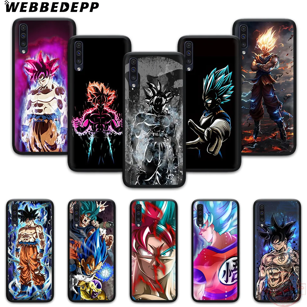 WEBBEDEPP Dragon Ball Z Super DBZ Goku Saiyan Soft Case for Samsung A3 5 6 7 8 9 J6 A10 A20 A30 A40 A50 A60 A70 S M10 M20 M30 |