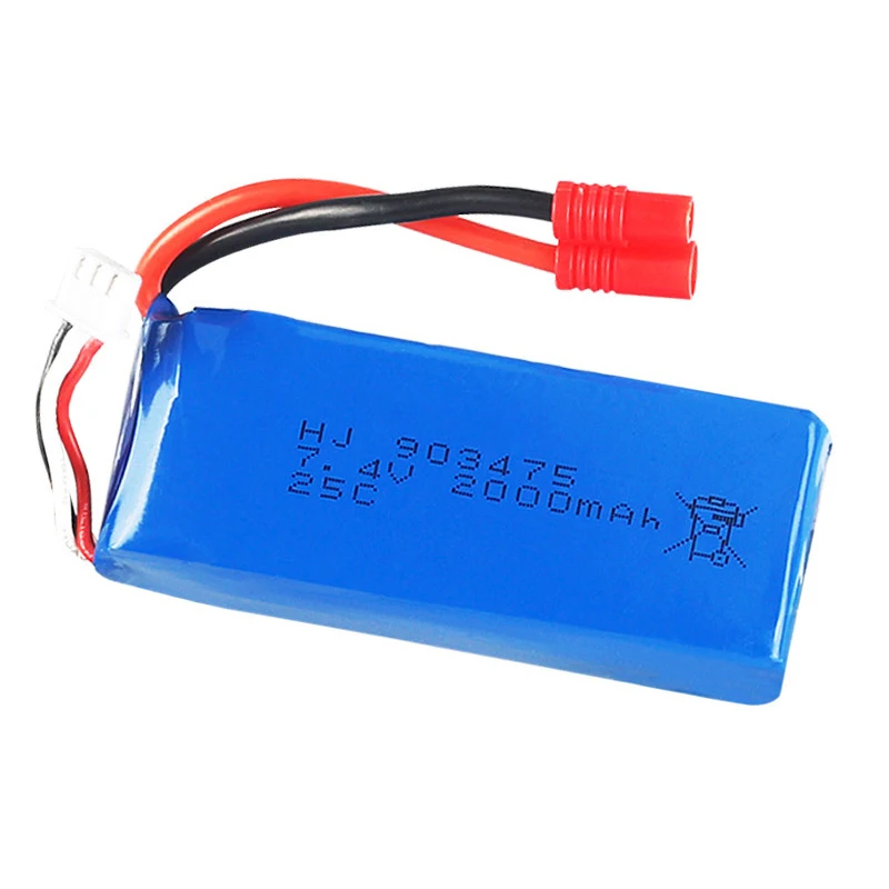 7 4 V 2000mAh Li po батарея SYMA X8C X8W X8G X8HW Дрон большой масштаб в реальном времени самолет