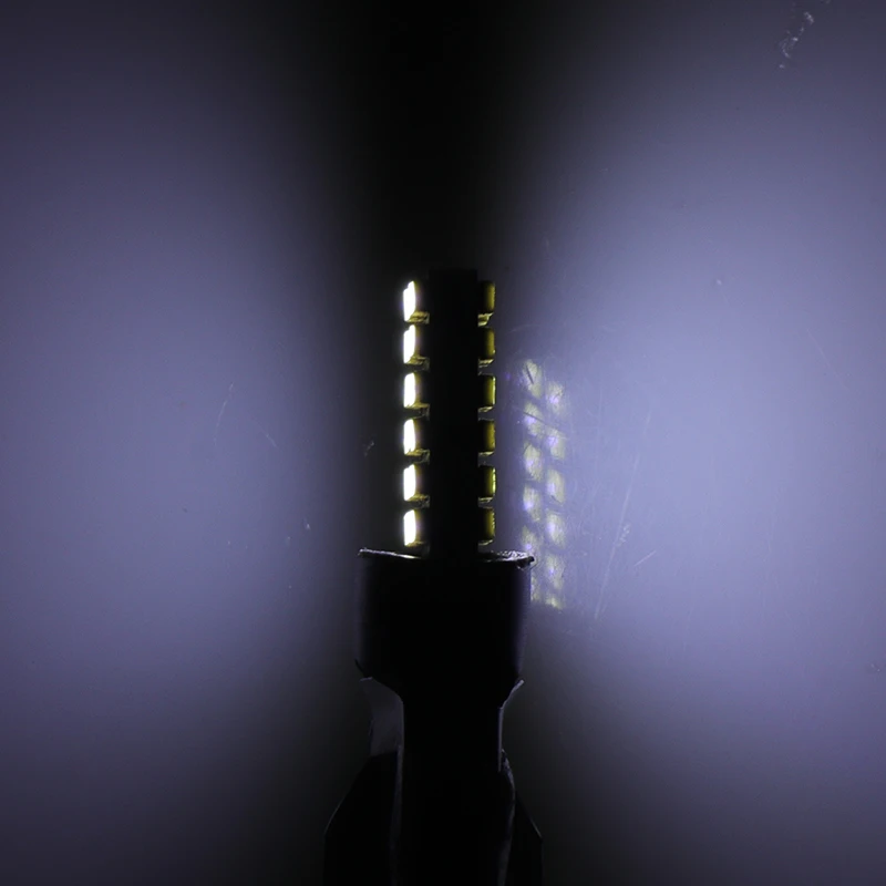 H1, 24 чипа, 4014SMD, белый луч, сигнальный, для вождения, светодиодный, лампочка, Авто, Автомобильный светодиодный светильник, источник, для парковки, 12 В, 6000 К, противотуманные фары