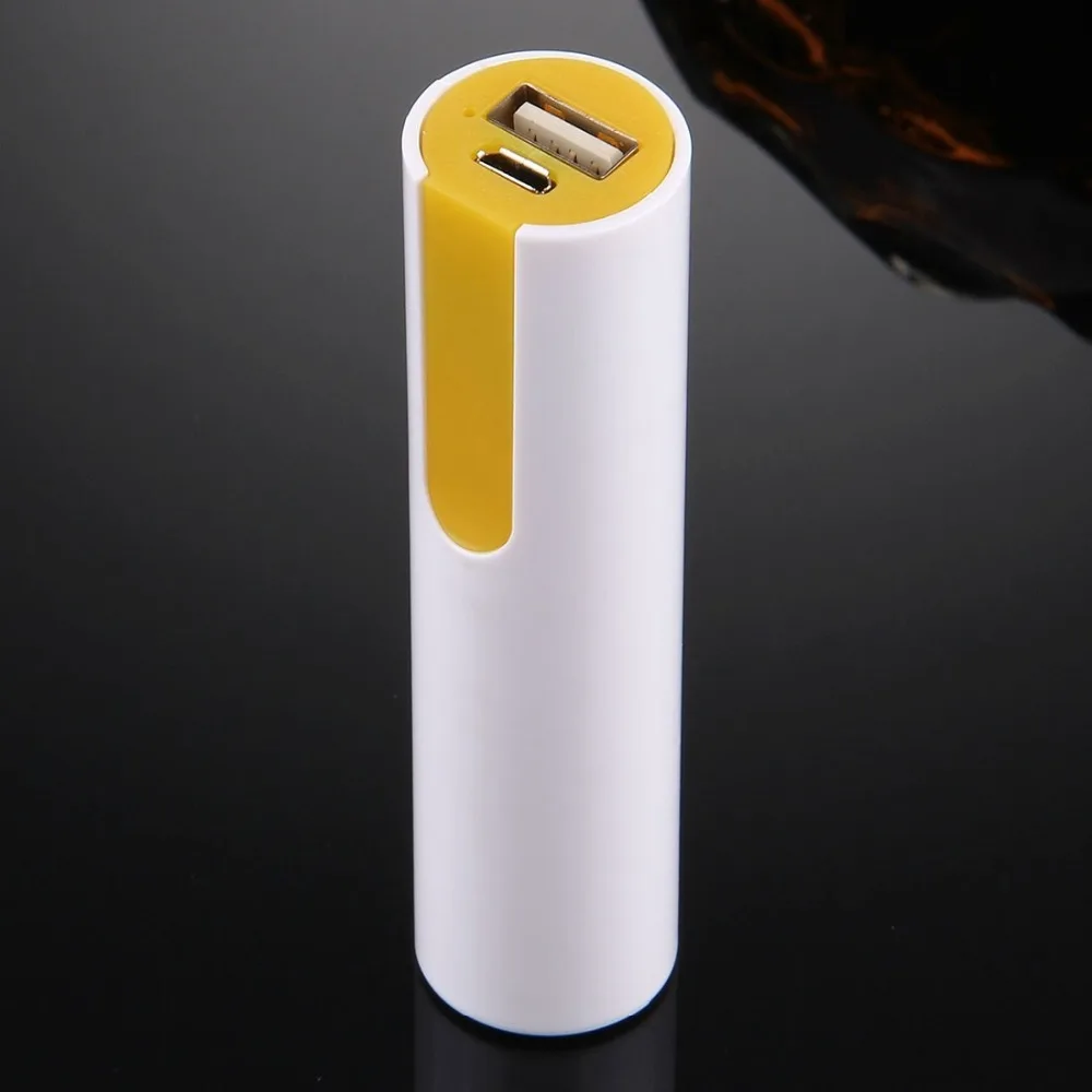 Портативный одиночный 18650 аккумулятор банк питания корпус коробка с USB выходом и