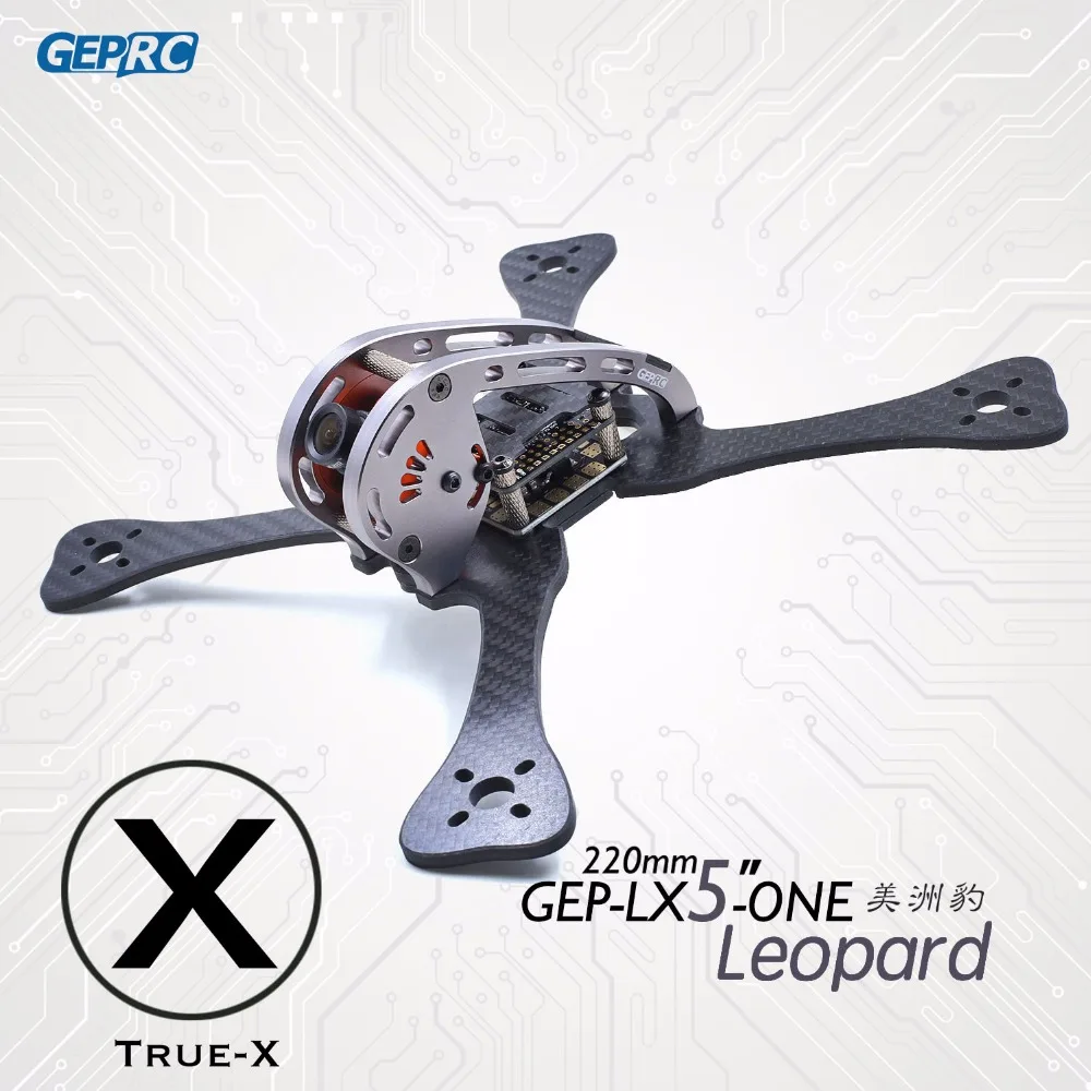 DIY FPV Радиоуправляемый Дрон GEPRC Леопардовый GEP LX5 ONE 195 мм 220 255 Квадрокоптер 7075