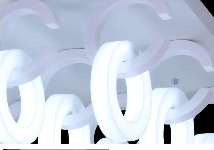 LED простой Креативный дизайн кольцо потолочные светильники для ресторана