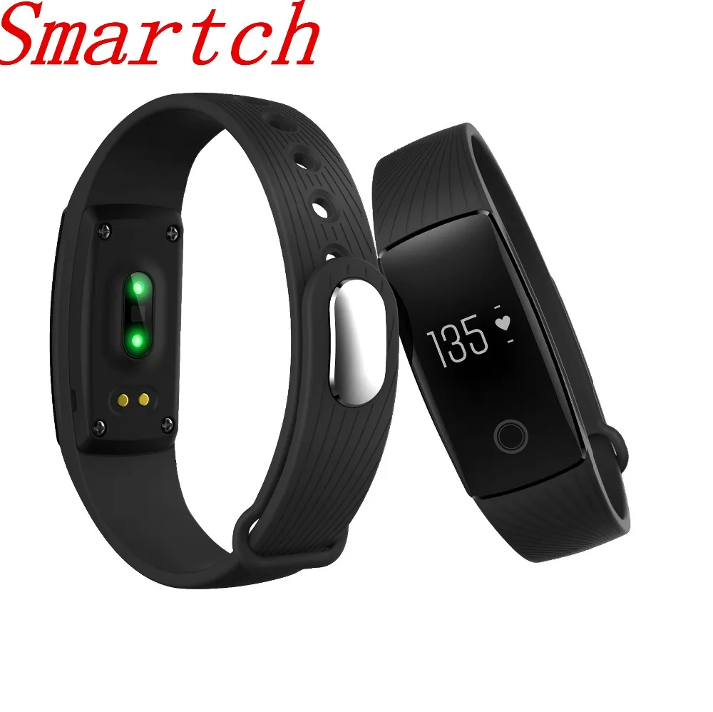 Смарт-браслет Smartch V05C ID107 Bluetooth 4 0 смарт-браслет монитор сердечного ритма Браслет