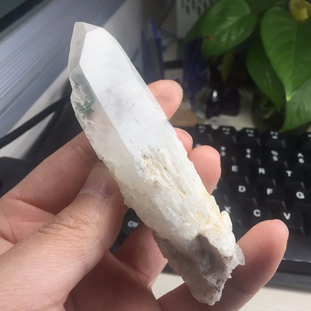 109g Natural Skeleton Quartz Crystal Stone Healing Minerals Wand Specimen #BH1032 | Дом и сад