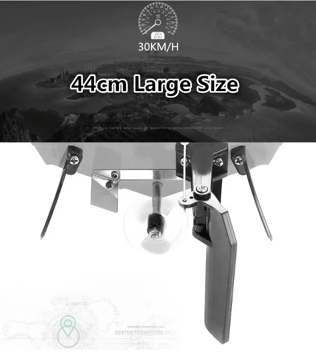 Новая супербольшая лодка с дистанционным управлением H103 2 4G 44 см 150 м