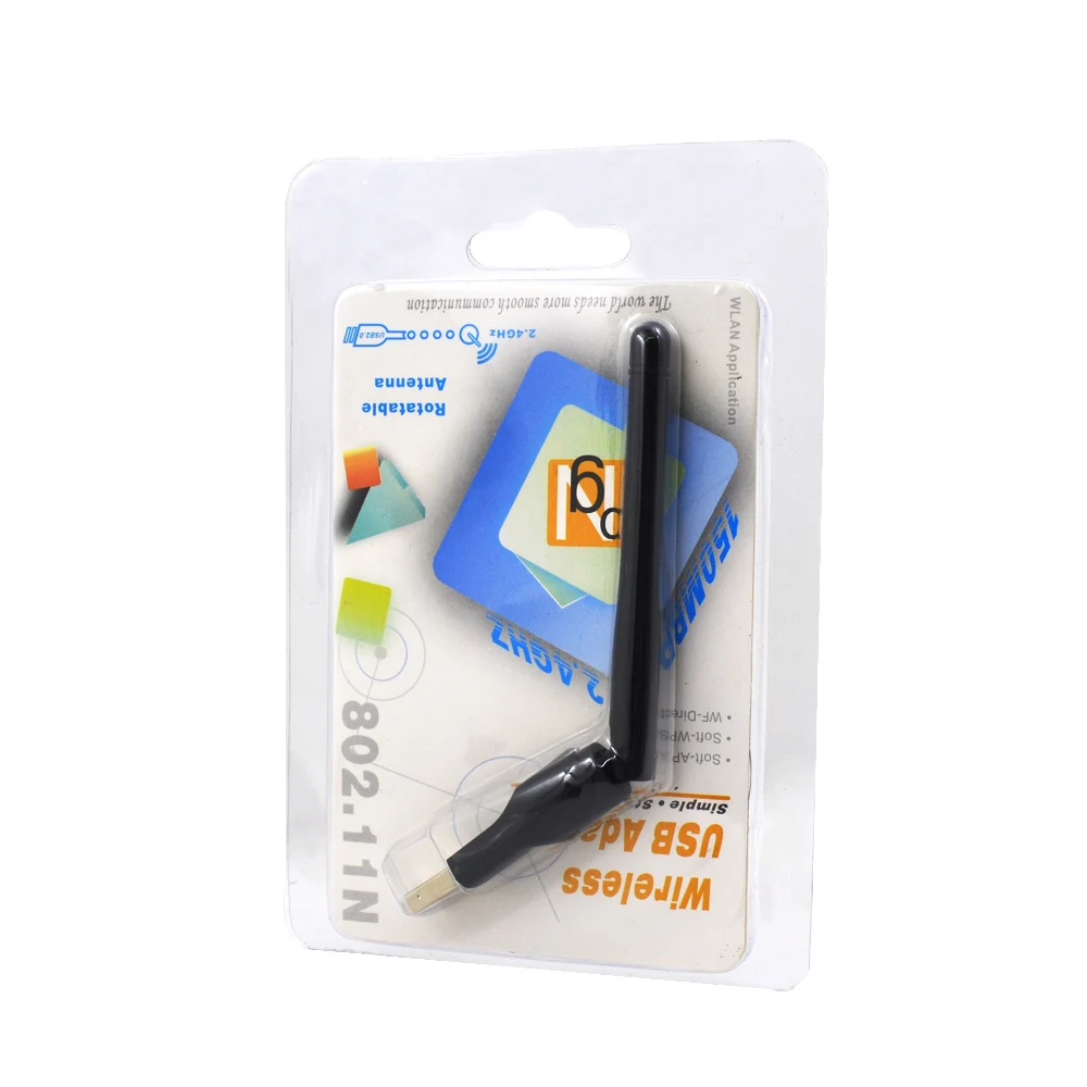 CHIPAL 150mbps USB беспроводная сетевая карта RT5370 чип WiFi адаптер wifi ключ LAN с антенной |