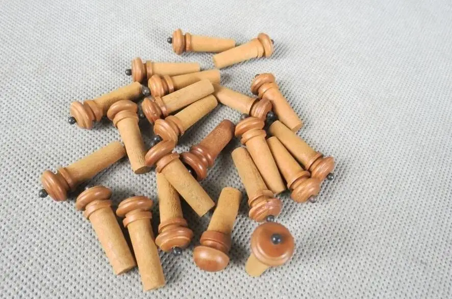 

Viola part,10pcs of great jujube viola endpins,ebony decoration